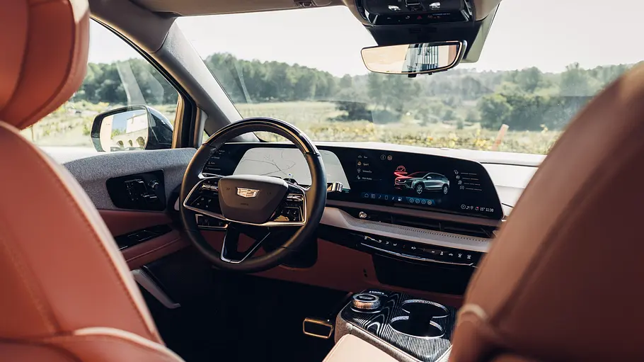 Das Cockpit des Cadillac Optiq (2026).