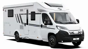 Die Studioaufnahme zeigt den Carado T459 von schräg vorne. - Foto: Carado