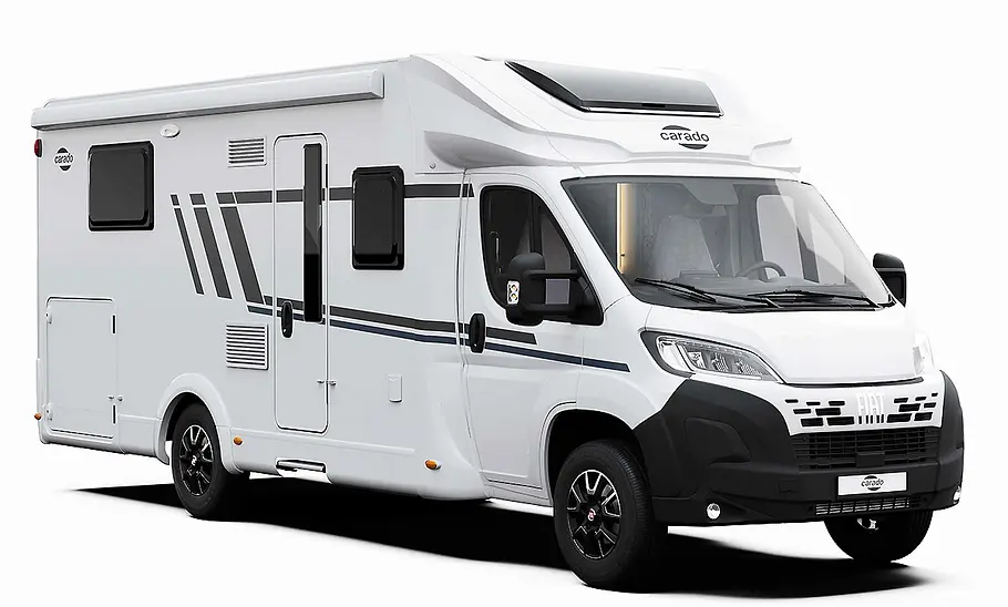 Die Studioaufnahme zeigt den Carado T459 von schräg vorne.