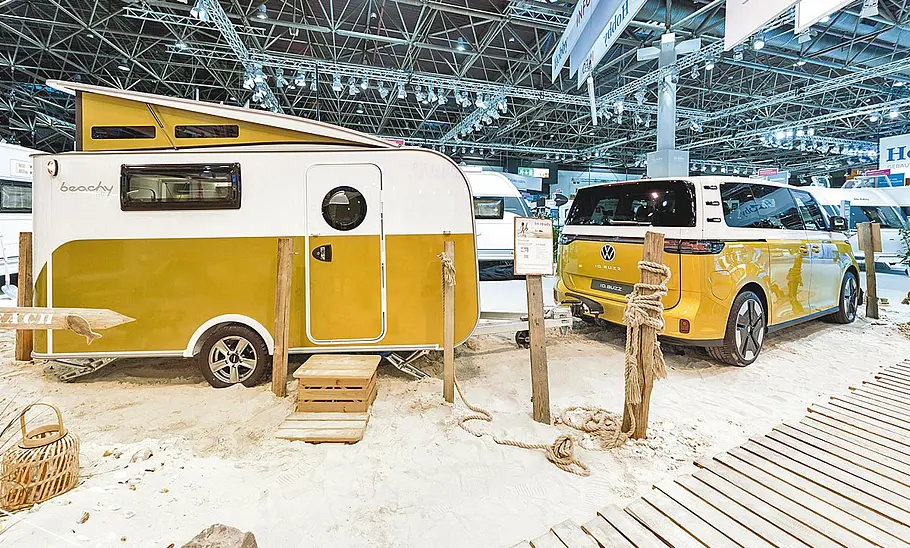 VW ID.Buzz mit Hobby Beachy Air