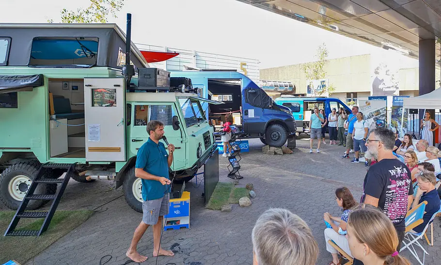 Selbstausbauer auf dem Caravan Salon 2022