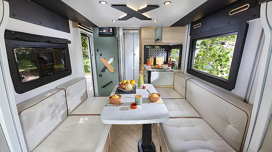 Chausson X550 Der Wohnraum des Chausson X550.