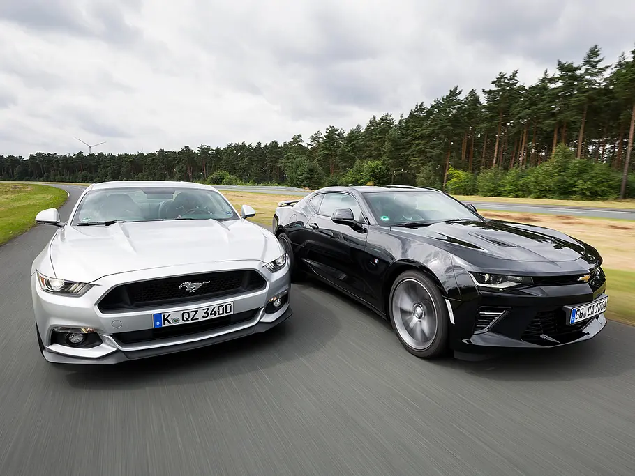Ford Mustang/Chevrolet Camaro: Vergleich Ford Mustang/Chevrolet Camaro: Vergleich