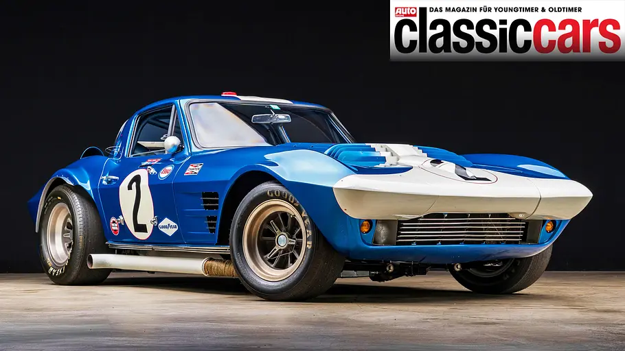 Die Chevrolet Corvette Grand Sport stehend von schräg vorne.