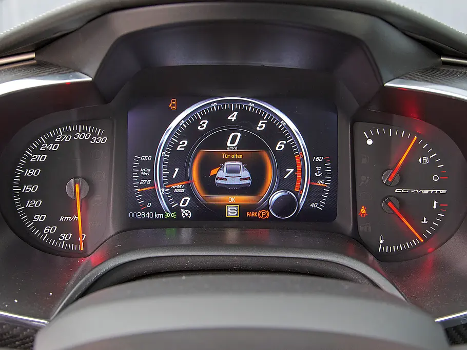 Bilder Chevrolet Corvette Stingray Einzeltest Test Supersportwagen Tacho