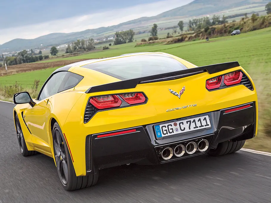Bilder Chevrolet Corvette Stingray Einzeltest Test Supersportwagen Heck