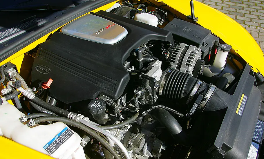 Der Motor des Chevrolet SSR.