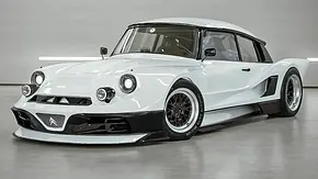 Die Citroën DS GT2 stehend von schräg vorne. - Foto: Rostislav Prokop Die Citroën DS GT2 stehend von schräg vorne. - Foto: Rostislav Prokop
