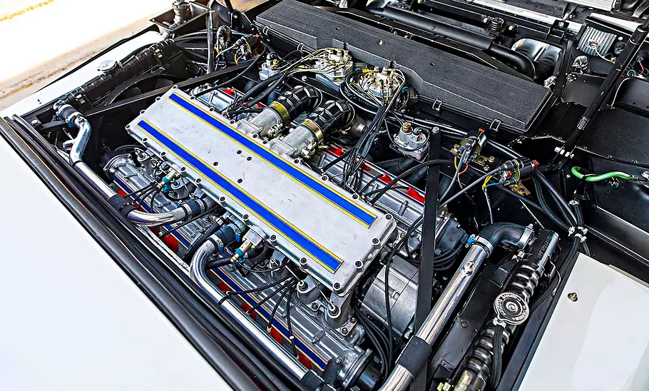 Cizeta-Moroder V16T Der Motor des Cizeta-Moroder V16T.