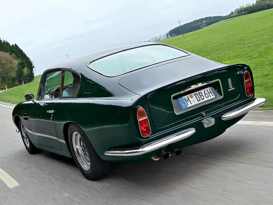 Classic Cars Vergleich Bilder Aston Martin DB6 Vantage 1967 Abrisskante