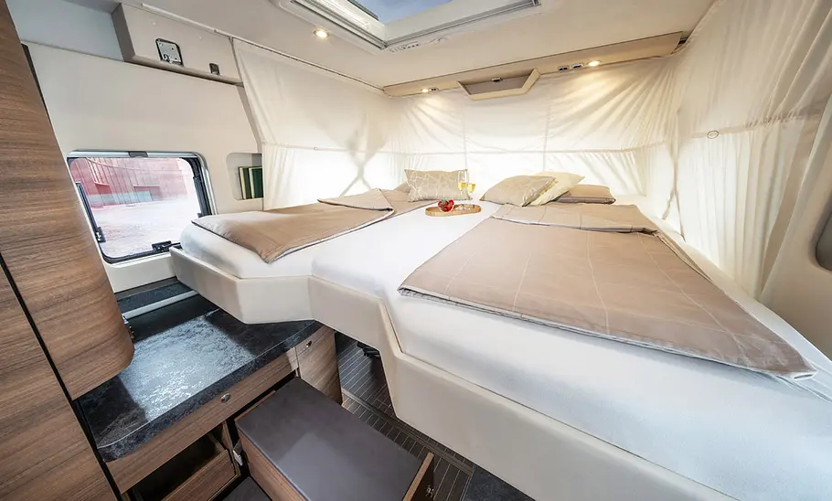 Concorde Liner (2024) Innenraum, Blick ins Schlafzimmer