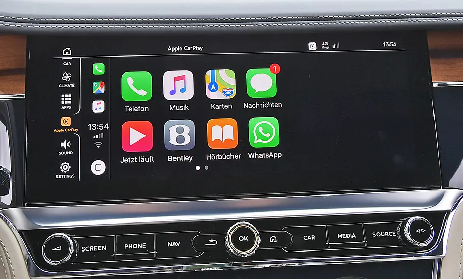 Bentley Continental GTC: Connectivity