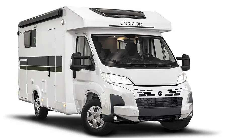 Das Studiofoto zeigt den Corigon T 70 S (2025) von schräg vorne.