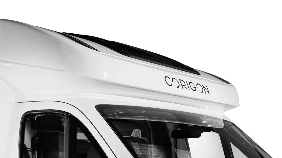 Corigon-Teilintegrierte Modelljahr 2027 Die zum Modelljahr 2027 überarbeitete T-Haube der Corigon Teilintegrierten Pure im Detail.