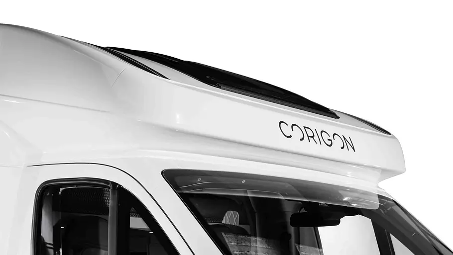 Corigon-Teilintegrierte Modelljahr 2027 Die zum Modelljahr 2027 überarbeitete T-Haube der Corigon Teilintegrierten Pure im Detail.
