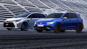 Toyota GR Corolla/VW Golf R: Vergleich - Foto: Toyota/Niklas Gotta