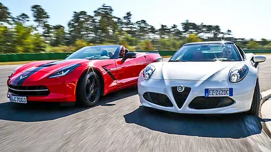 Chevrolet Corvette Stingray Cabrio/Alfa Romeo 4C Spider