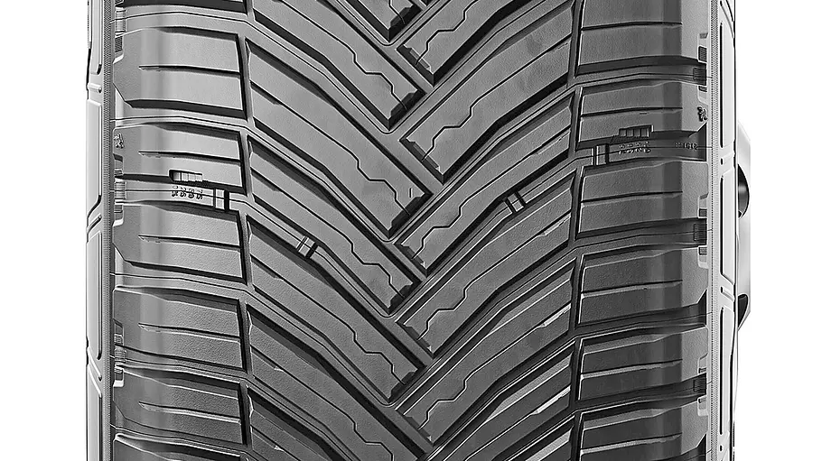 Michelin CrossClimate Camping Das Bild zeigt das Profil des Michelin CrossClimate Camping-Reifen für Wohnmobile.