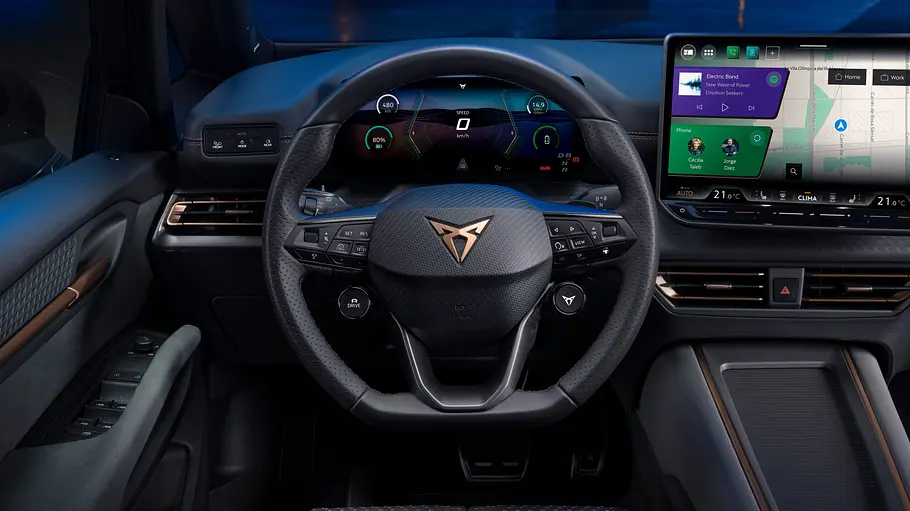 Das Cockpit des Cupra Born VZ Facelift.