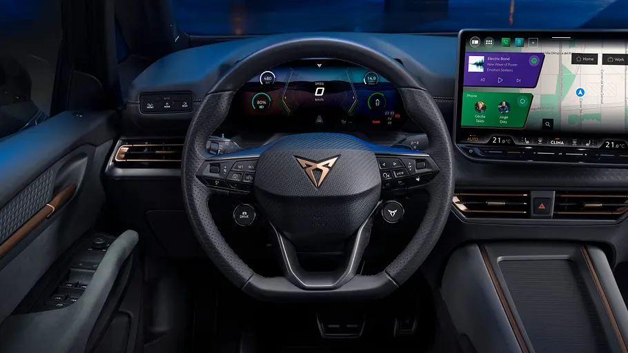 Das Cockpit des Cupra Born VZ.