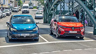 Cupra Born/Renault Megane E-Tech - Foto: Frank Ratering
