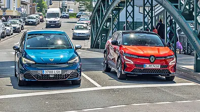 Cupra Born/Renault Megane E-Tech - Foto: Frank Ratering
