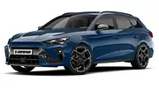 Der Cupra Leon Sportstourer von schräg vorne links. - Foto: Carwow