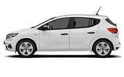 Dacia Sandero von der linken Seite im Profil. - Foto: Carwow