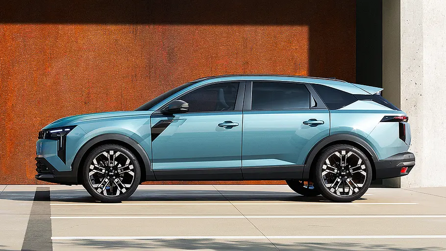 Blick von der Seite auf den Dacia Striker (2026).