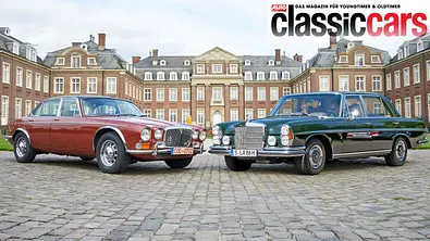 Daimler Double Six Vanden Plas/Mercedes 300 SEL 6.3 - Foto: Wim Woeber