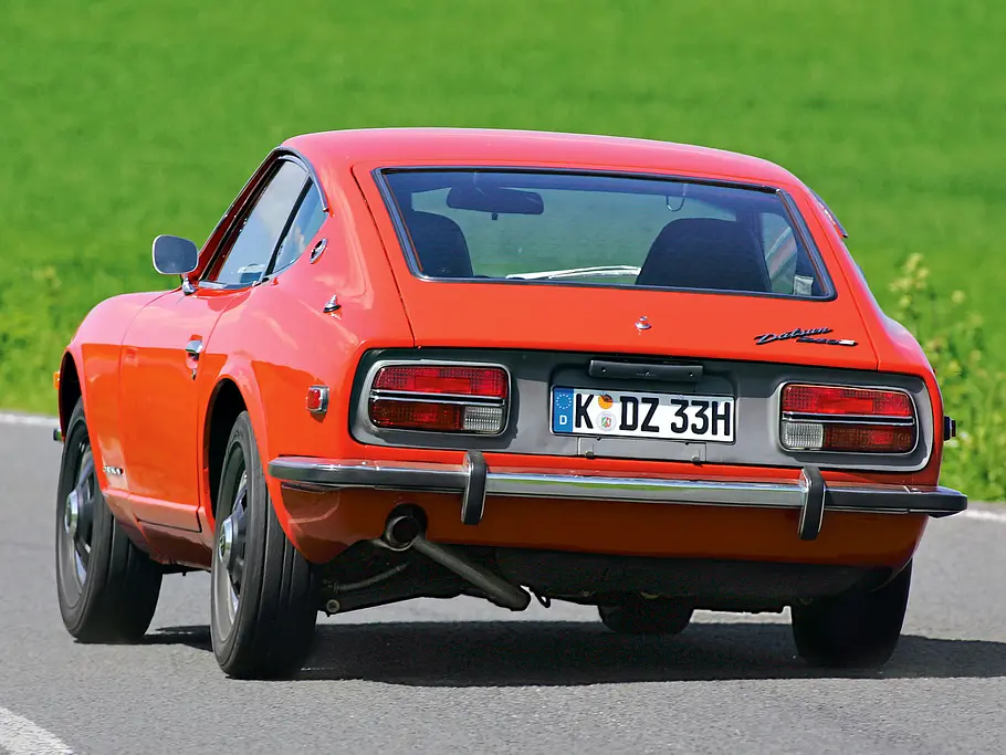 Datsun 240 Z Traumwagen Oldtimer Bilder technische Daten Heck