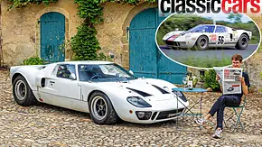 Der DAZ Ford GT40 stehend von schräg vorne. - Foto: Frank Ratering/AZ Archiv