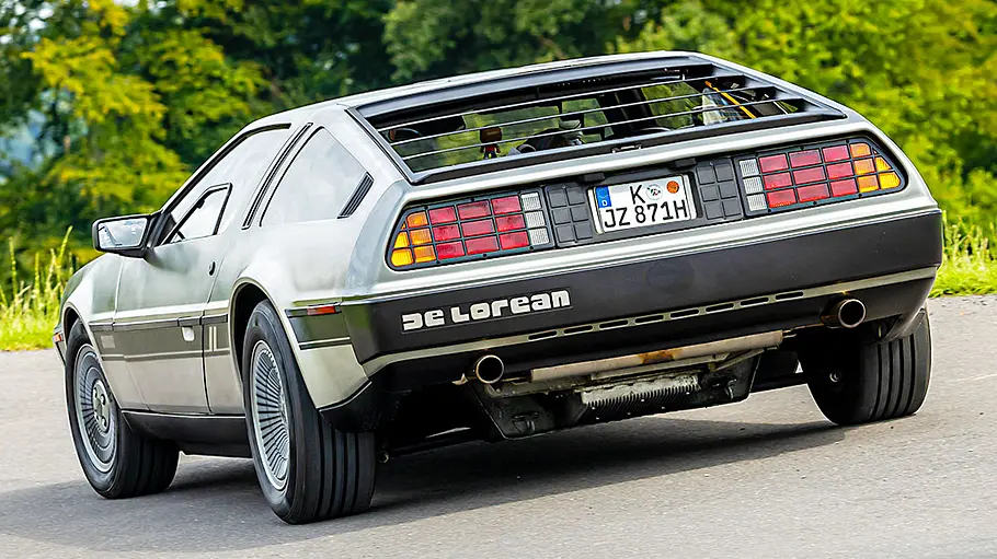 DeLorean DMC-12 Heckansicht