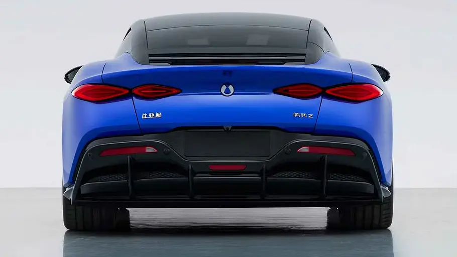 Denza Z Coupé Denza Z Coupé von hinten.