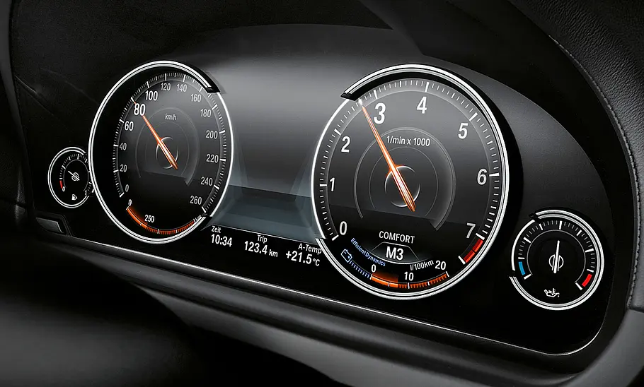 Multifunktionales Instrumentendisplay von BMW