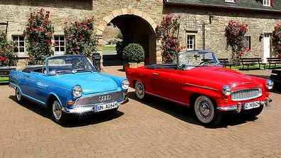 DKW F12 Roadster/Skoda Felicia - Foto: Jürgen Zerha