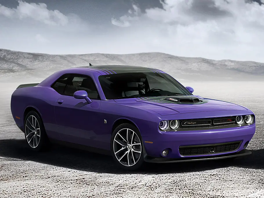 Dodge Challenger in Plum Crazy