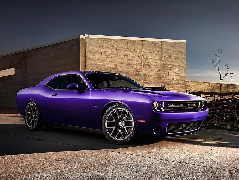 Dodge Challenger in Plum Crazy