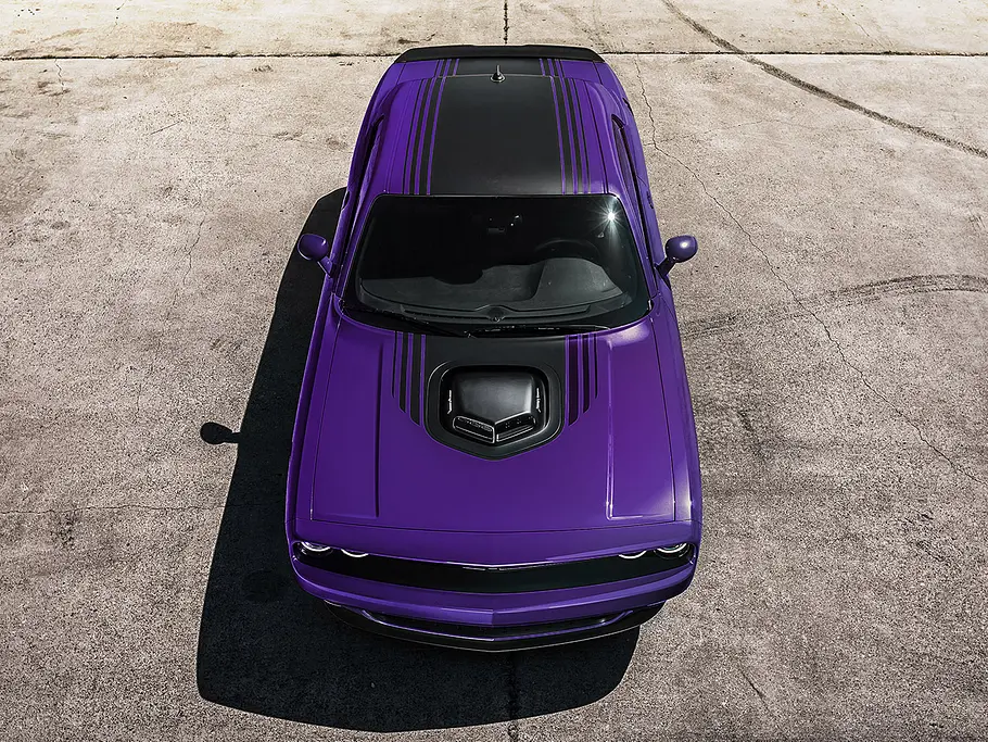 Dodge Challenger in Plum Crazy