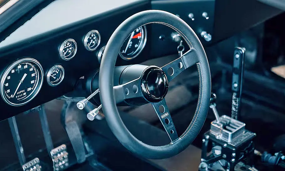 Das Cockpit des Speedkore Dodge Charger Hellacious.