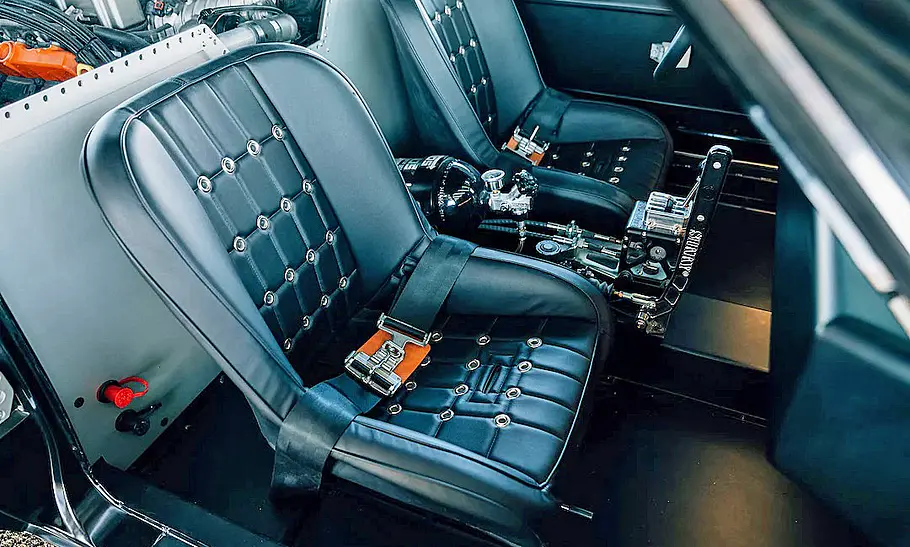 Die Sitze des Speedkore Dodge Charger Hellacious.