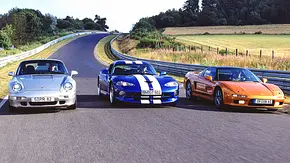 Porsche 911 Turbo/Dodge Viper/Honda NSX - Foto: AUTO ZEITUNG