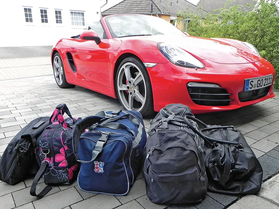 Porsche Boxster S Dauer-test Erfahrungen bericht mängel gepäck stauraum kofferraum volumen