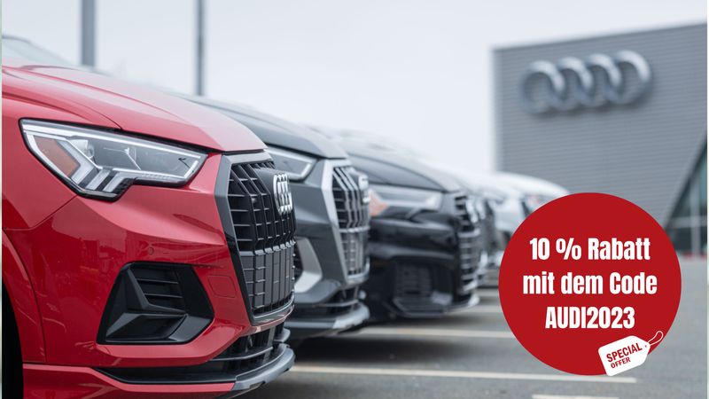 eBay-Schnäppchen-Aktion: 10 Prozent Rabatt auf alle Audi-Originalteile