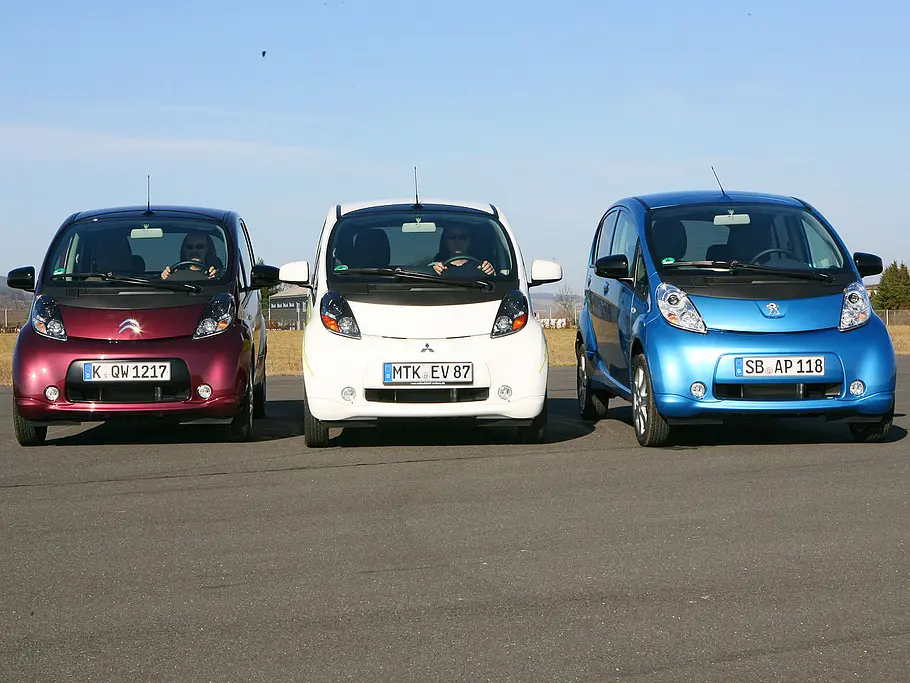 Reichweitentest Elektroautos Elektroautos im Reichweiten-Test Frontansicht