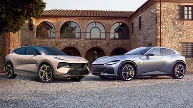 Lotus Eletre/Ferrari Purosangue - Foto: Hersteller/AUTO ZEITUNG