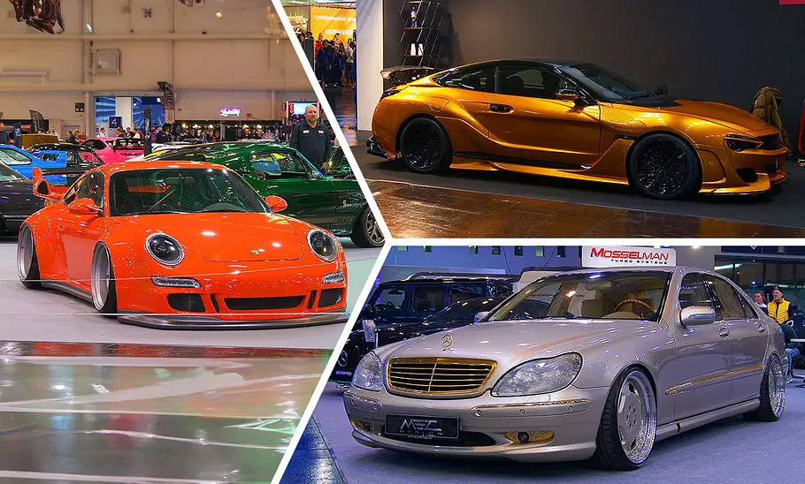 Essen Motor Show 2025 Tops & Flops Collage aus verschiedenen Autos, die in unsere Auswahl der Essen Motor Show 2025 Tops & Flops gefallen sind.