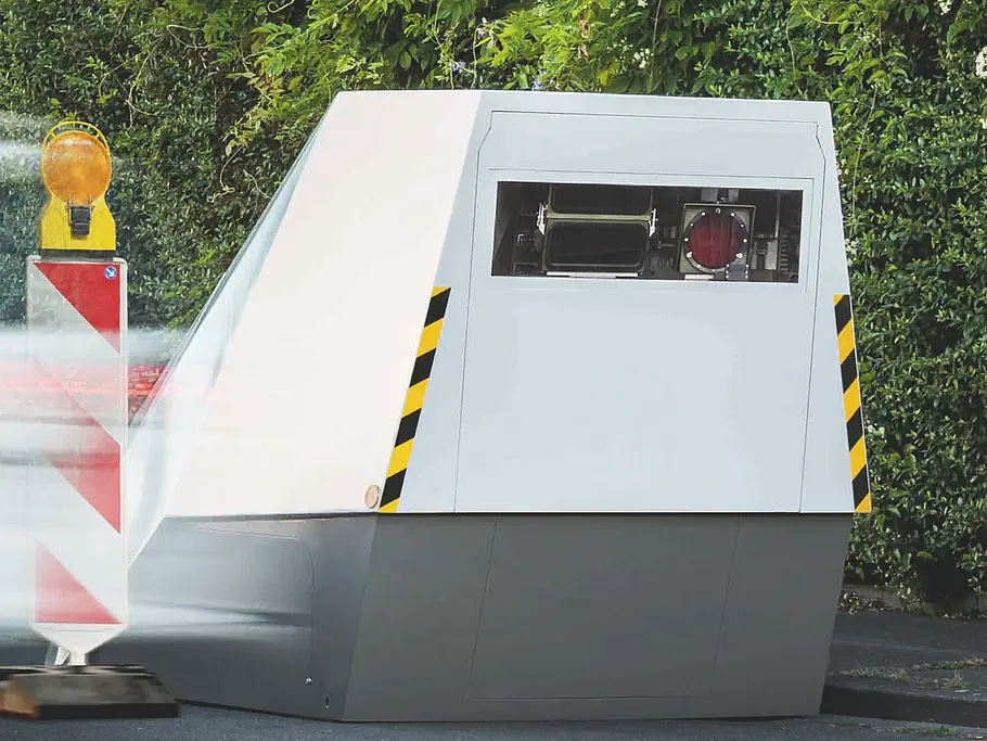 Blitzer-Methode: Enforcement Trailer