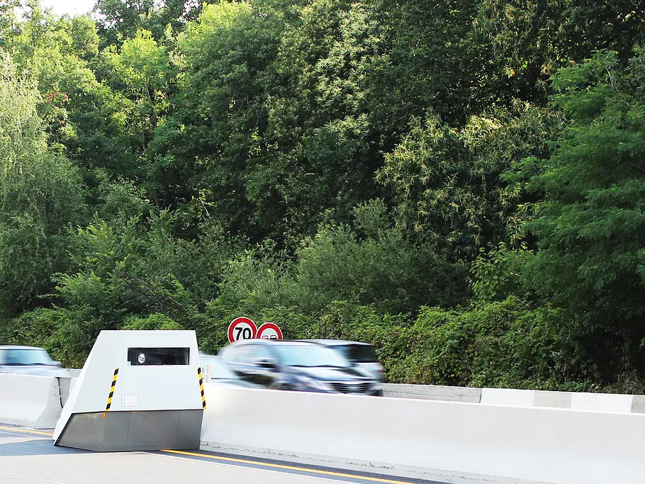 Blitzer-Methode: Enforcement Trailer