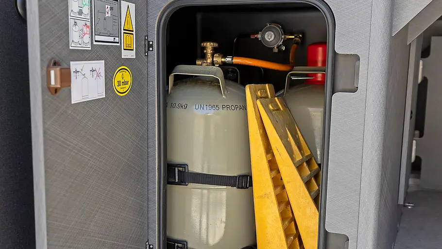 Etrusco CV 600 SB Gaskasten im Etrusco CV 600 SB.
